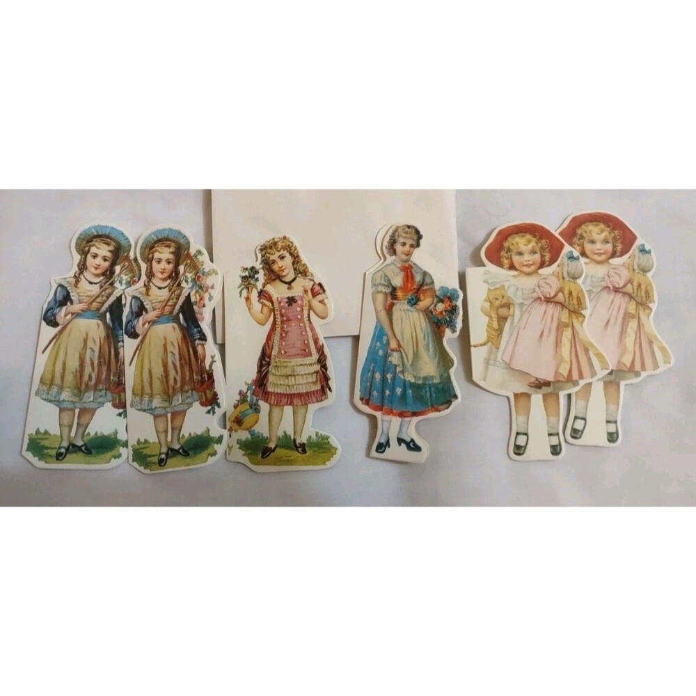 3" Mini Die-Cut CHILDREN Gift Note Cards/Envelopes 1980 MERRIMACK No. 90426